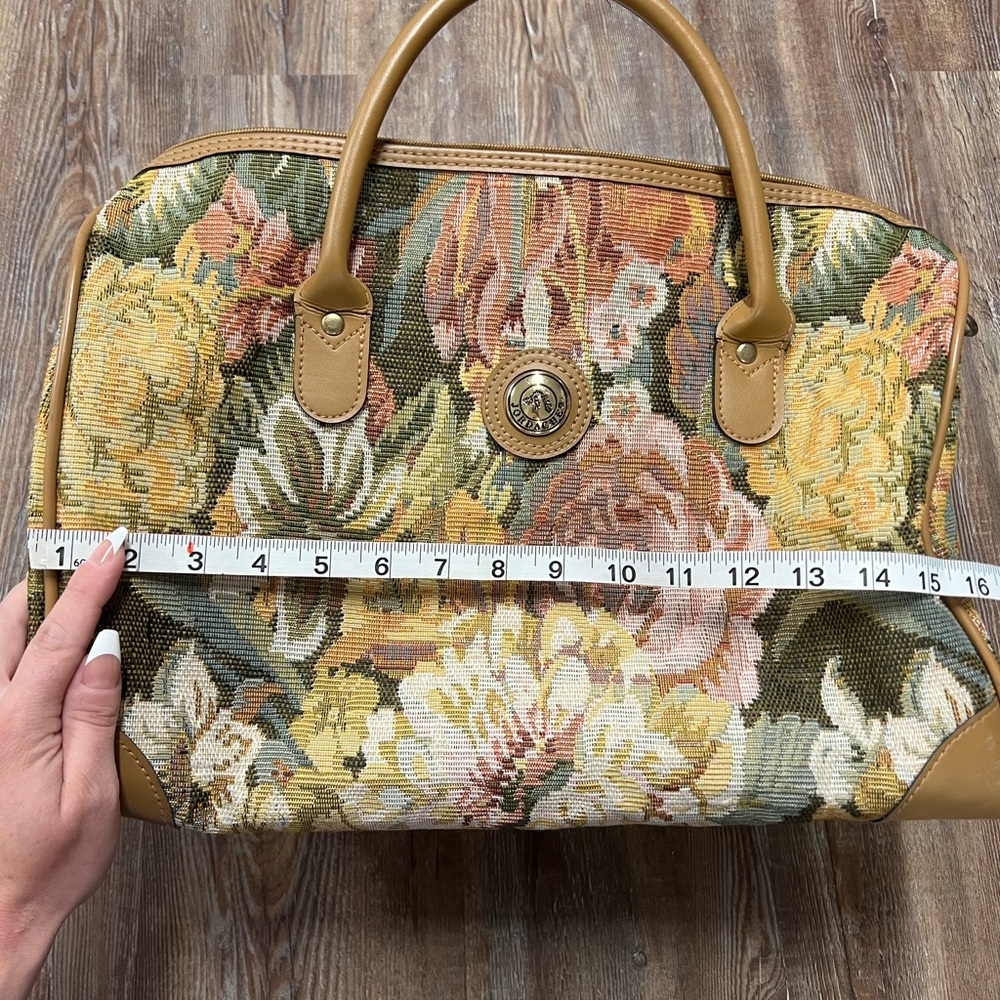 Vintage Jordache Floral tapestry tote bag - Picture 7 of 8